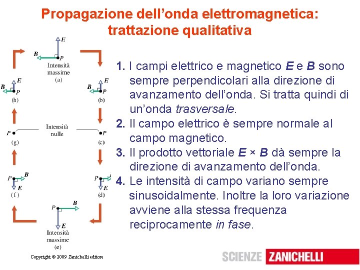 Propagazione dell’onda elettromagnetica: trattazione qualitativa 1. I campi elettrico e magnetico E e B