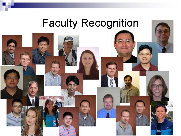 Faculty Recognition 10 Faculty Recognition 10