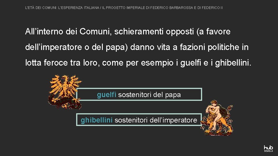 L’ETÀ DEI COMUNI: L’ESPERIENZA ITALIANA / IL PROGETTO IMPERIALE DI FEDERICO BARBAROSSA E DI