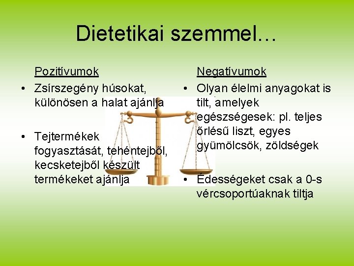 dietetikai étrend tervezés