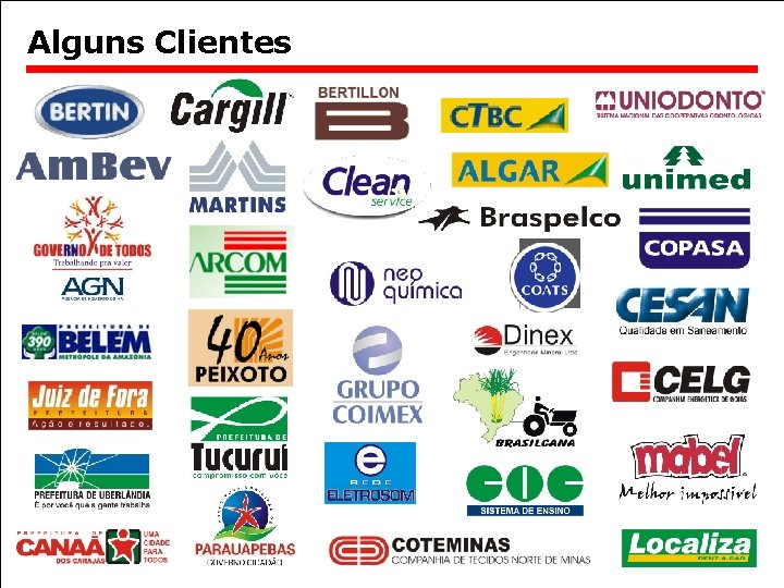 Alguns Clientes 