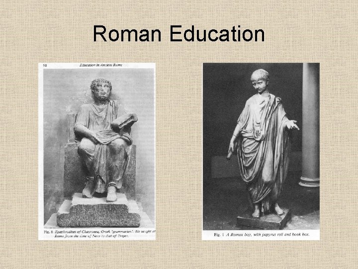 Roman Education 