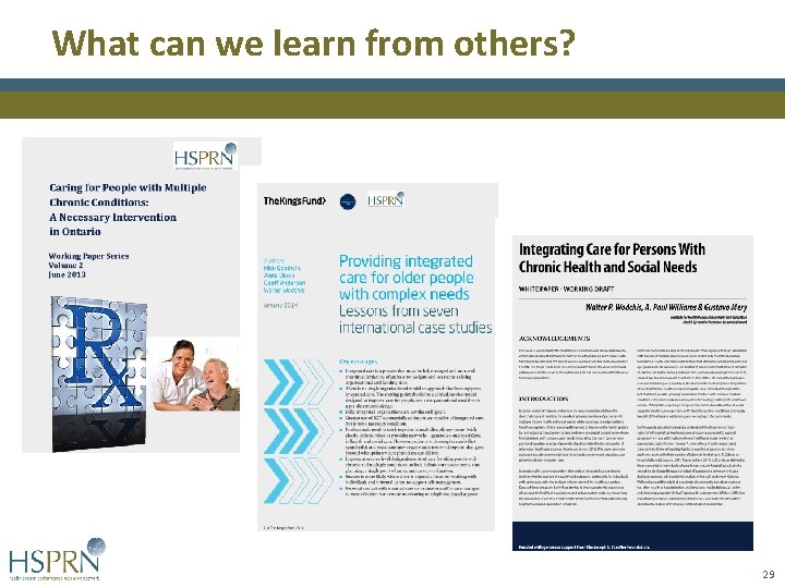 What can we learn from others? 29 What can we learn from others? 29
