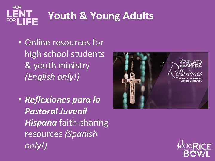 Youth & Young Adults • Online resources for high school students & youth ministry