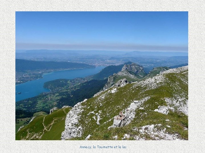 Annecy, la Tournette et le lac 