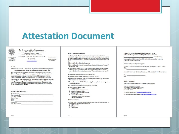 Attestation Document 
