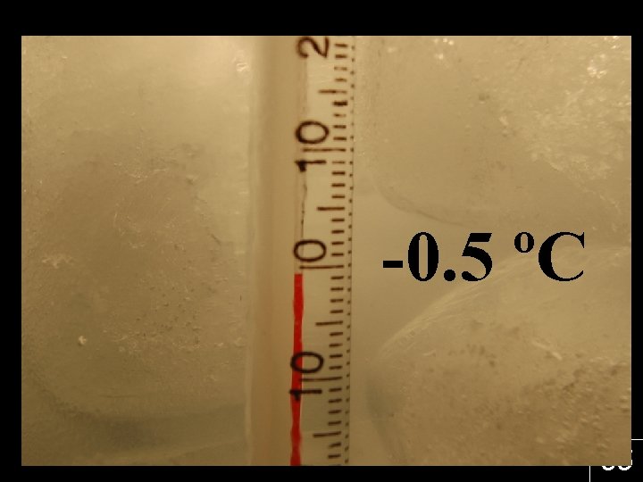 -0. 5 ºC 35 