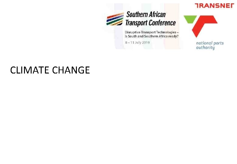 CLIMATE CHANGE CLIMATE CHANGE