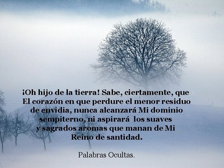 ¡Oh hijo de la tierra! Sabe, ciertamente, que El corazón en que perdure el ¡Oh hijo de la tierra! Sabe, ciertamente, que El corazón en que perdure el