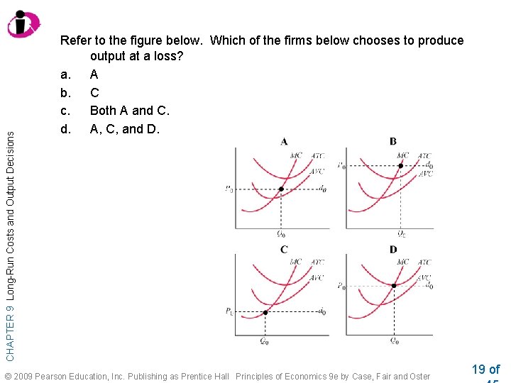 CHAPTER 9 Long-Run Costs and Output Decisions Refer to the figure below. Which of