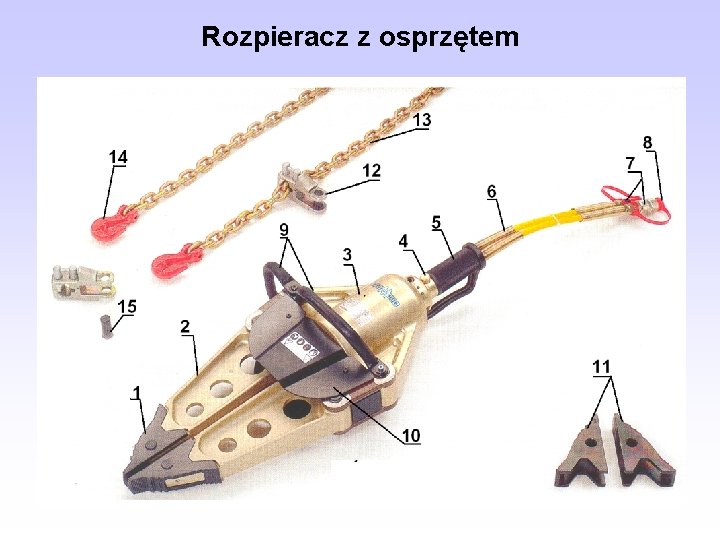 Rozpieracz z osprzętem Rozpieracz z osprzętem