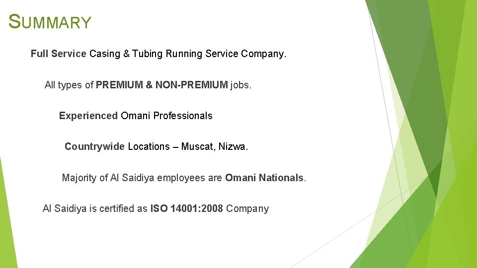 casing and tubing running services companies