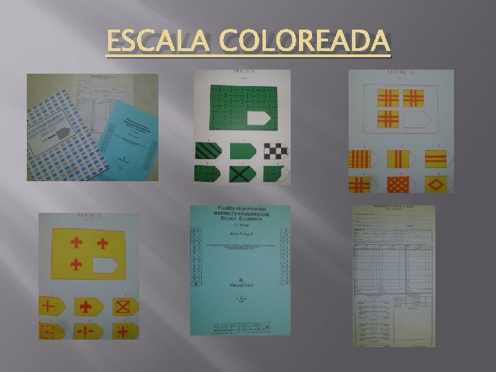 ESCALA COLOREADA 