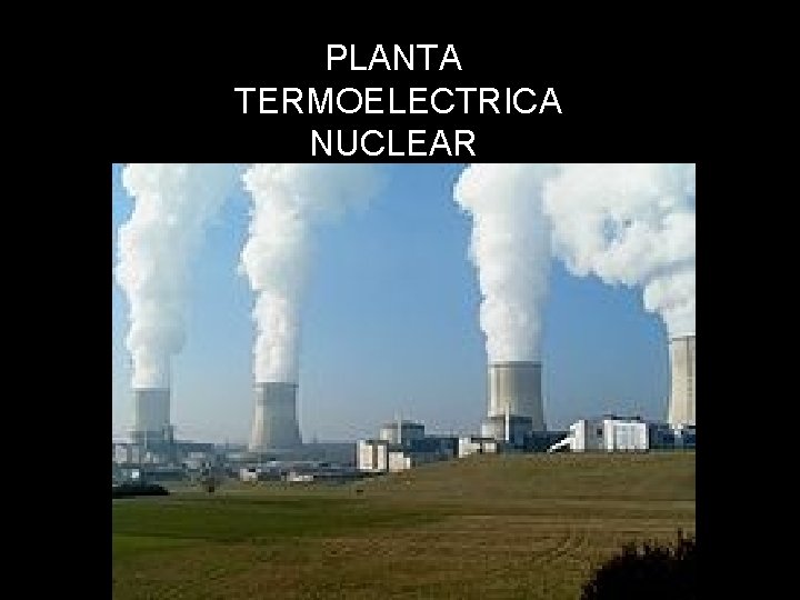 PLANTA TERMOELECTRICA NUCLEAR 