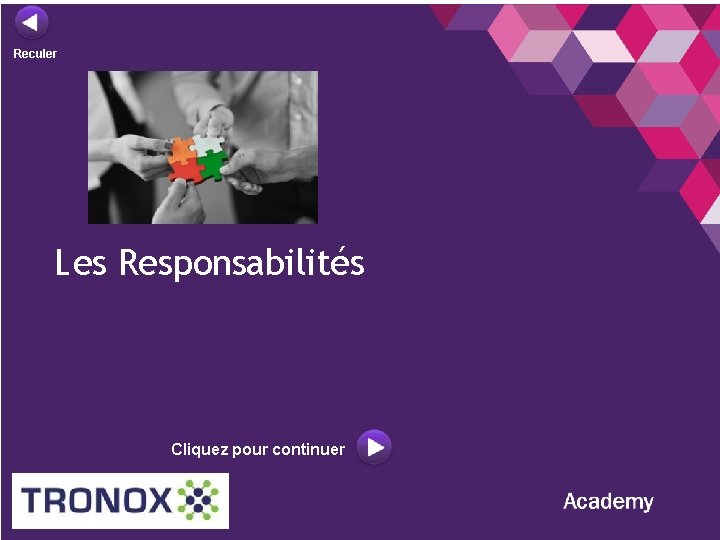 Reculer Les Responsabilités Cliquez pour continuer 