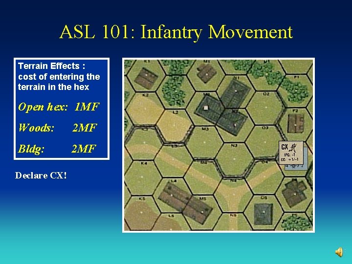 ASL 101: Infantry Movement Terrain Effects : cost of entering the terrain in the