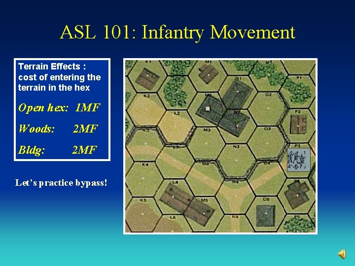 ASL 101: Infantry Movement Terrain Effects : cost of entering the terrain in the