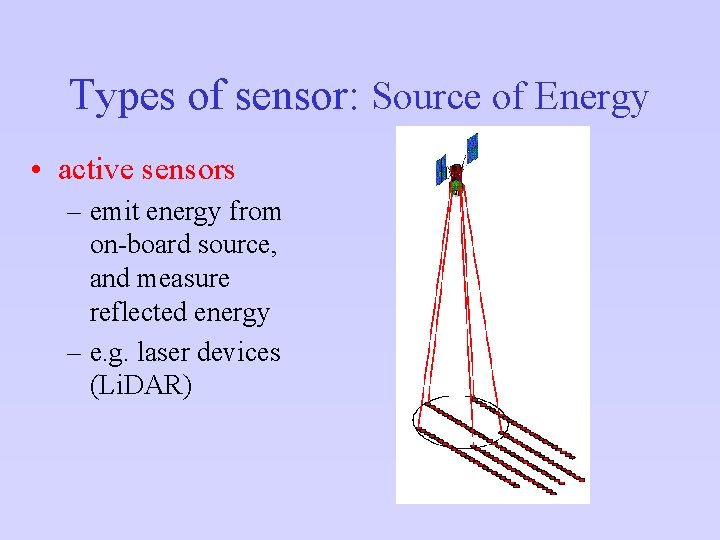 Source Type Sensor Data Preprocessing Dr Lewis RSU Geography UCL Rationale