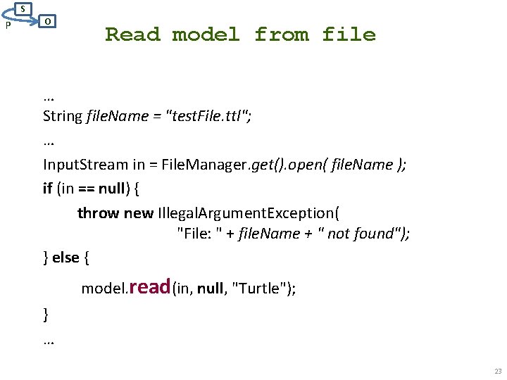 S P O Read model from file … String file. Name = "test. File. S P O Read model from file … String file. Name = "test. File.