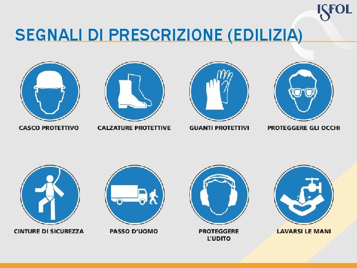 SEGNALI DI PRESCRIZIONE (EDILIZIA) SEGNALI DI PRESCRIZIONE (EDILIZIA)