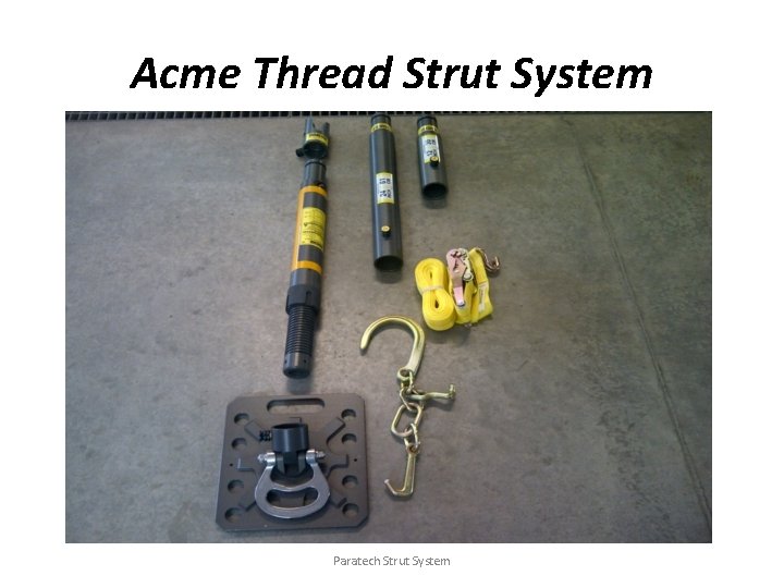 Acme Thread Strut System Paratech Strut System 