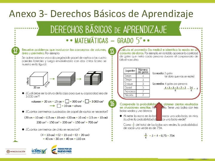 Anexo 3 - Derechos Básicos de Aprendizaje 