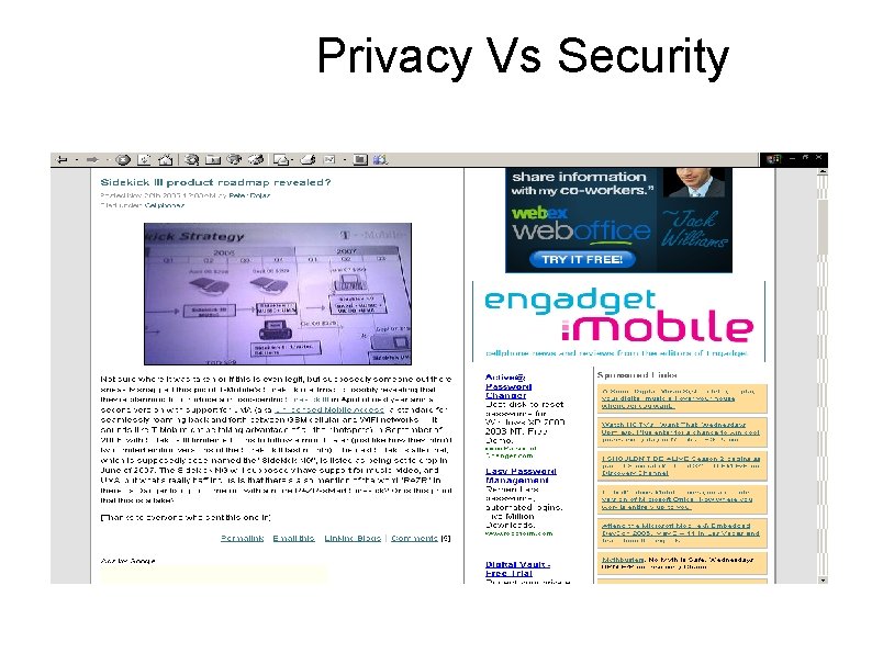 Privacy Vs Security 