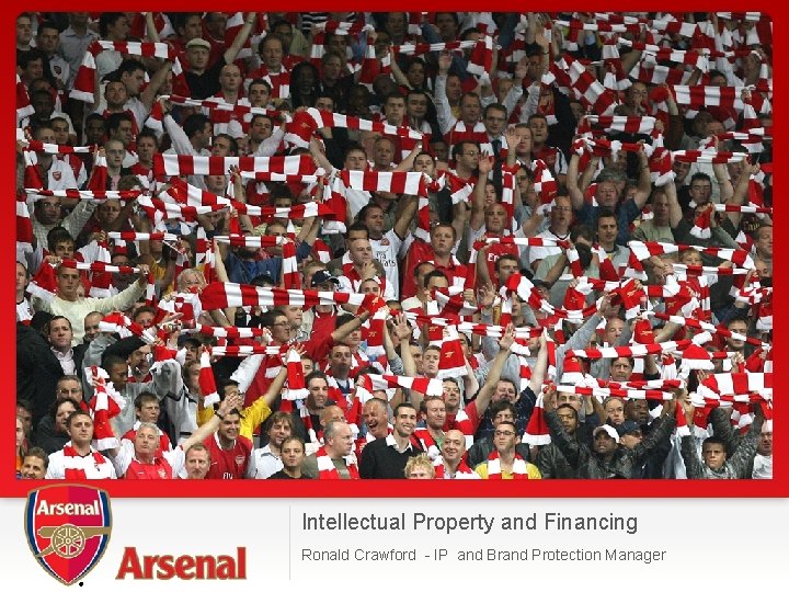 Intellectual Property and Financing Ronald Crawford - IP and Brand Protection Manager ® ®