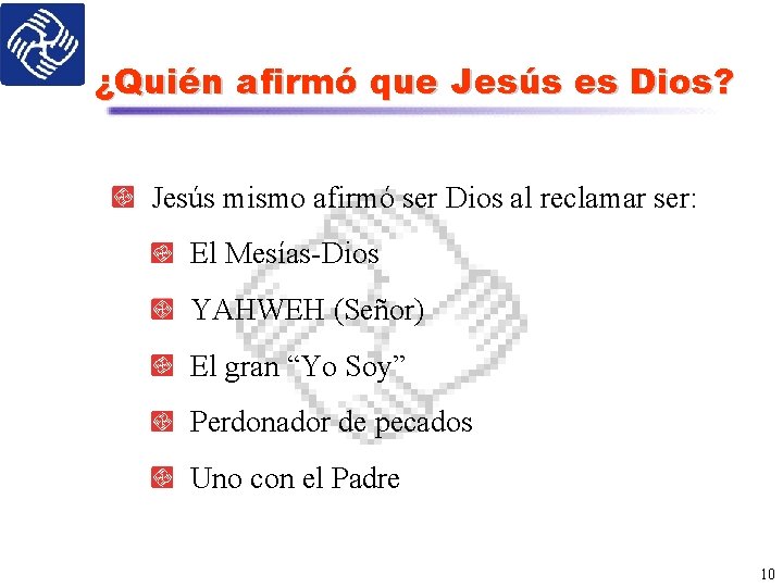 ¿Quién afirmó que Jesús es Dios? Jesús mismo afirmó ser Dios al reclamar ser: