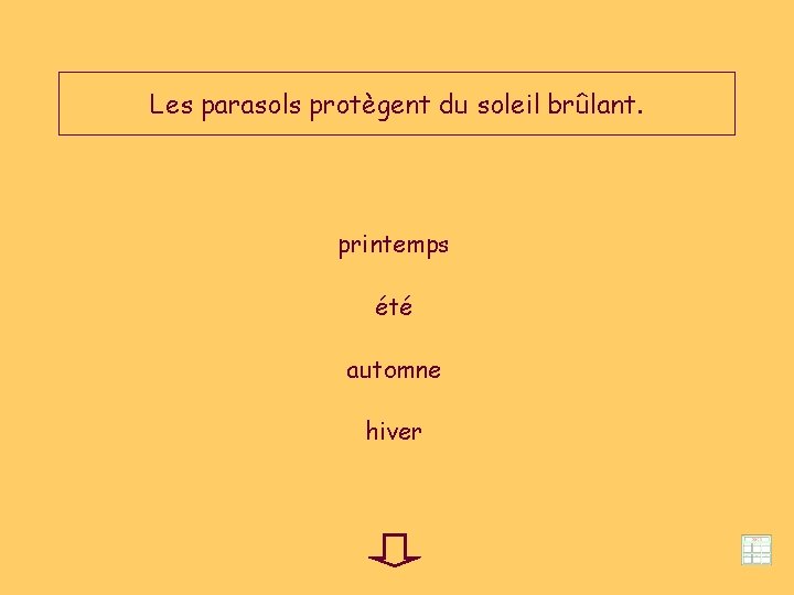 Les parasols protègent du soleil brûlant. printemps été automne hiver 