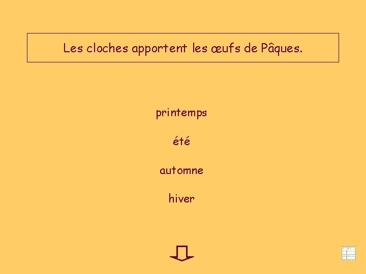 Les cloches apportent les œufs de Pâques. printemps été automne hiver 