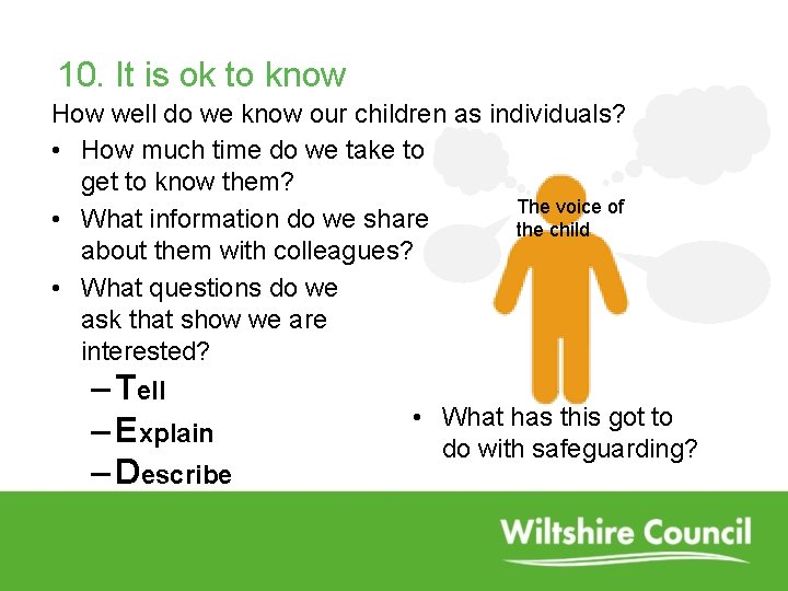 10. It is ok to know How well do we know our children as