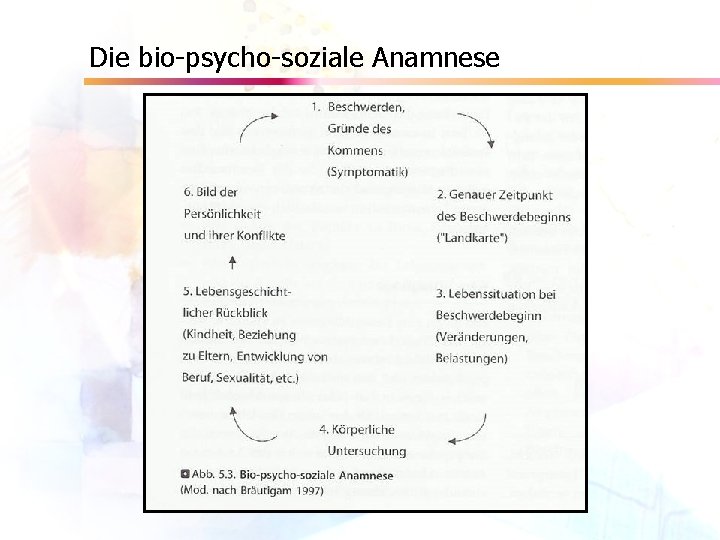 Die bio-psycho-soziale Anamnese 