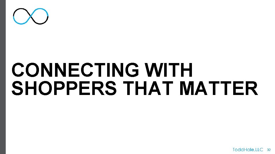 CONNECTING WITH SHOPPERS THAT MATTER 32 