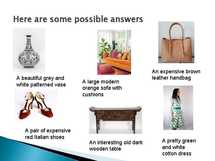 Here are some possible answers A beautiful grey and white patterned vase A pair