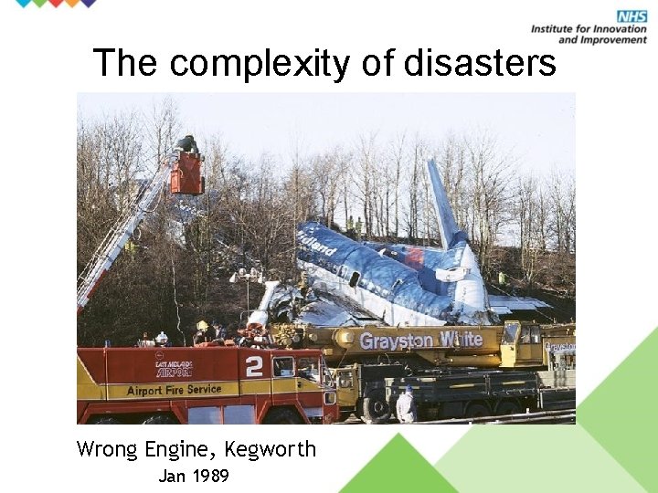 The complexity of disasters Wrong Engine, Kegworth Jan 1989 