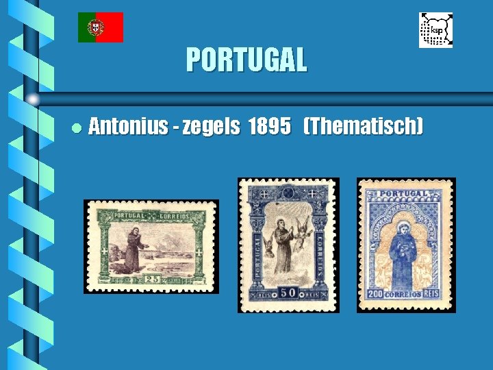 PORTUGAL l Antonius - zegels 1895 (Thematisch) 