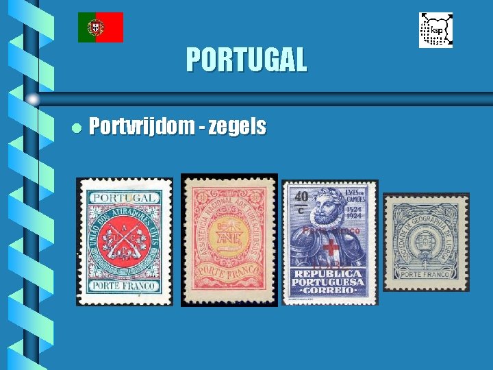 PORTUGAL l Portvrijdom - zegels 