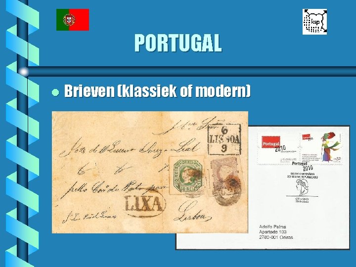 PORTUGAL l Brieven (klassiek of modern) 