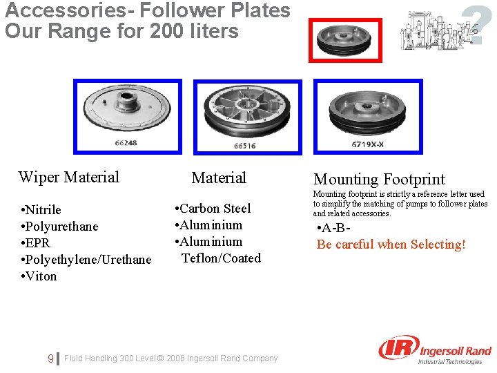 Accessories- Follower Plates Our Range for 200 liters Click to edit Master subtitle style