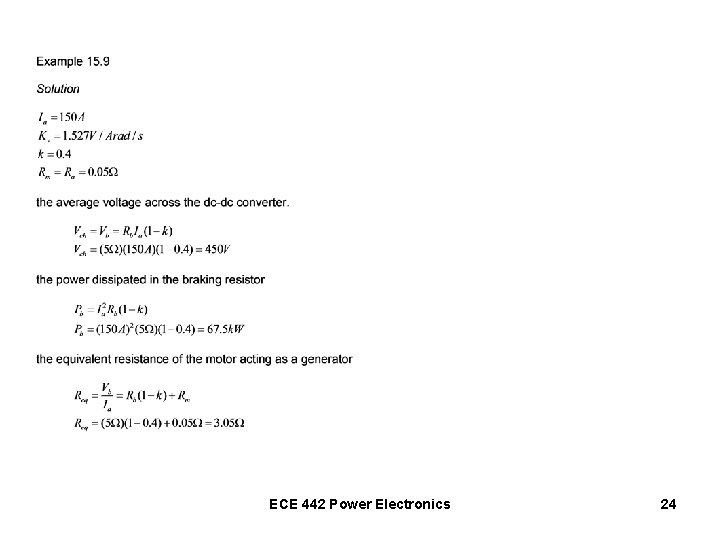 ECE 442 Power Electronics 24 