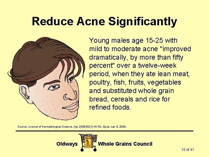 Reduce Acne Significantly Young males age 15 -25 with mild to moderate acne "improved