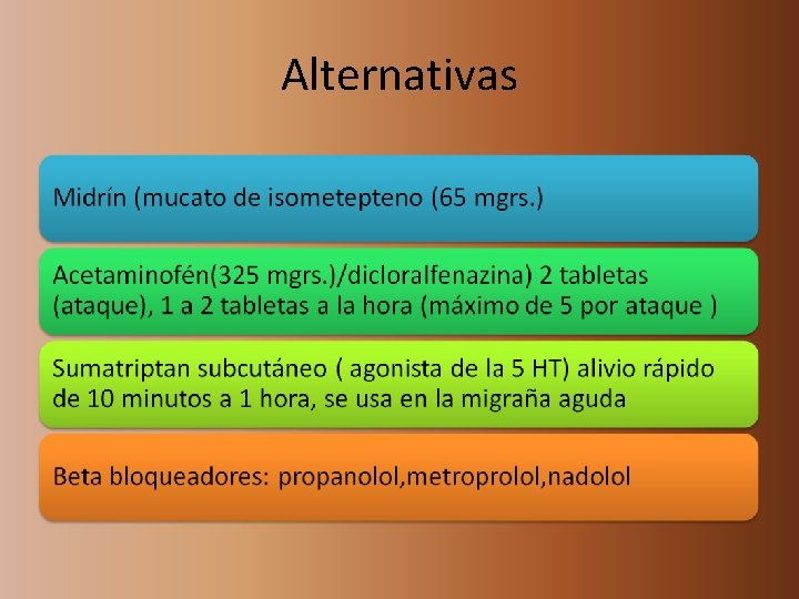 Alternativas 