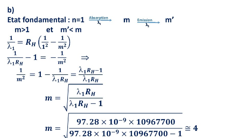  Absorption 1 Emission 2 