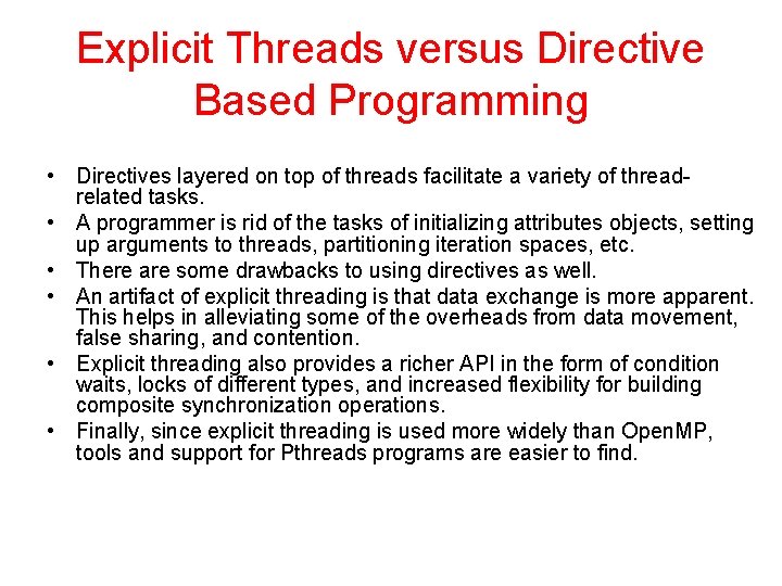 Programming Shared Address Space Platforms Ananth Grama Anshul