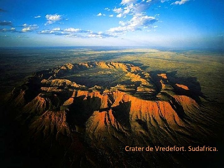Crater de Vredefort. Sudafrica. 