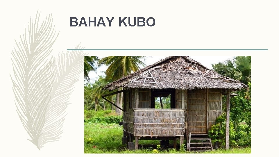 BAHAY KUBO 