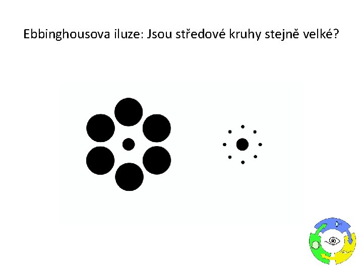 Ebbinghousova iluze: Jsou středové kruhy stejně velké? 