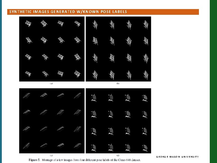 SYNTHETIC IMAGES GENERATED W/KNOWN POSE LABELS GEORGE MASON UNIVERSITY 