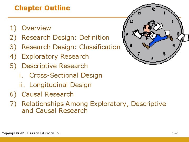 Chapter Three Research Design Copyright 2010 Pearson Education